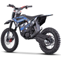 MotoTec Pro 60V 2000W Electric Dirt Bike Blue