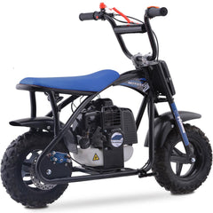 MotoTec Bandit 52cc 2-Stroke Kids Gas Mini Bike Blue