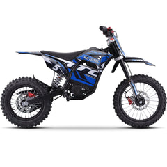 MotoTec Pro 60V 2000W Electric Dirt Bike Blue