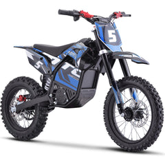 MotoTec Pro 60V 2000W Electric Dirt Bike Blue