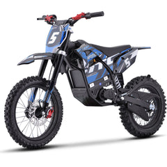 MotoTec Pro 60V 2000W Electric Dirt Bike Blue